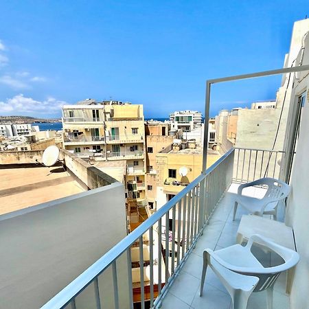 Spacious 2Br Penthouse With A Large Front-Terrace - Close To Bugibba Perched Beach St. Paul's Bay Exteriér fotografie